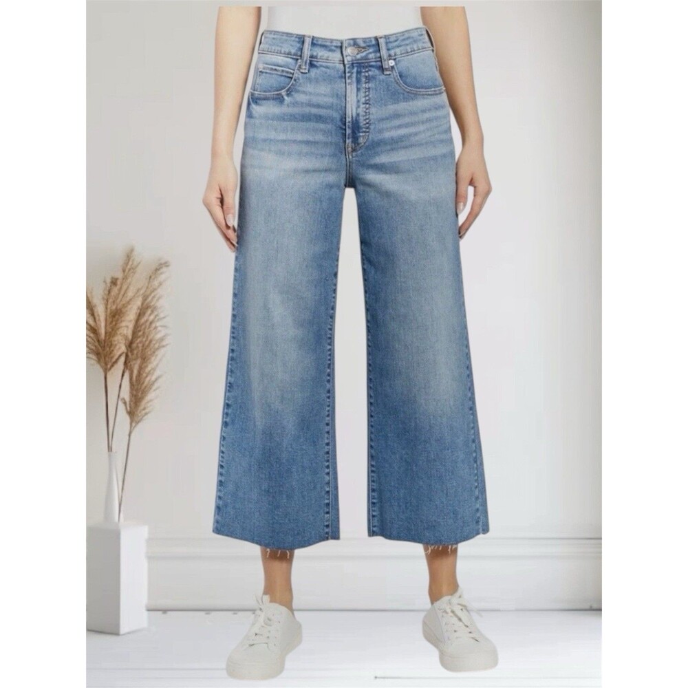 OAT New York Women’s Sz 10/30 Wide-Baggy Crop Leg High-Rise Stretch Ankle Jeans